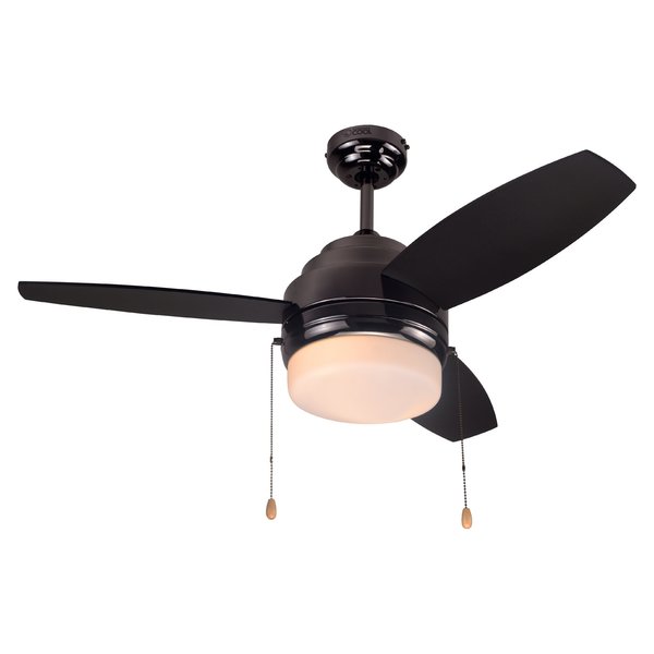 Commercial Cool 42 Ceiling Fan 3-Blade With Pull Chain And Light Kit CCF43P40